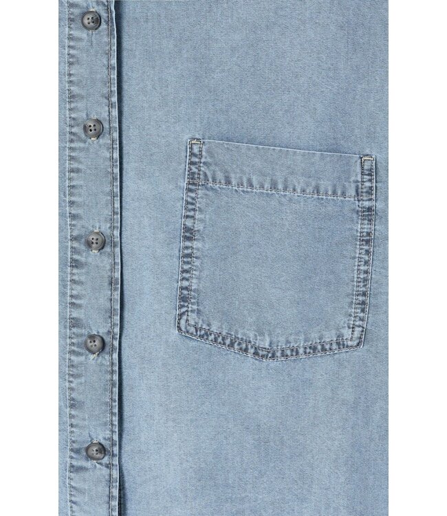 selectedbystijldepartment Blouse PAY06A, Blue snow