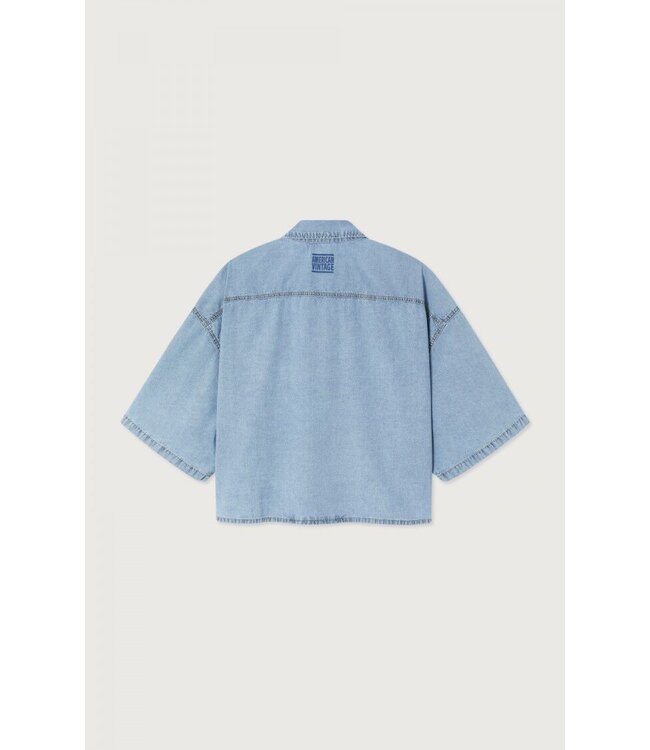 selectedbystijldepartment Blouse PAY06A, Blue snow