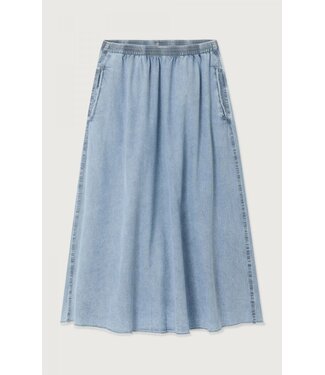 American Vintage Skirt PAY13CE, Blue snow