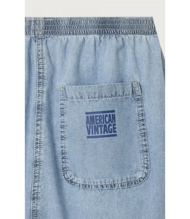American Vintage Skirt PAY13CE, Blue snow
