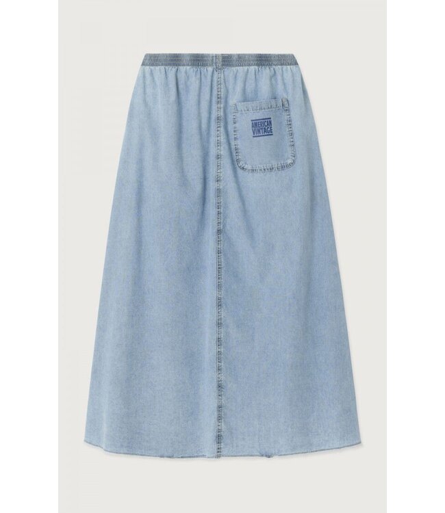American Vintage Skirt PAY13CE, Blue snow