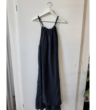 selectedbystijldepartment Dress singlet maxi linnen, Navy