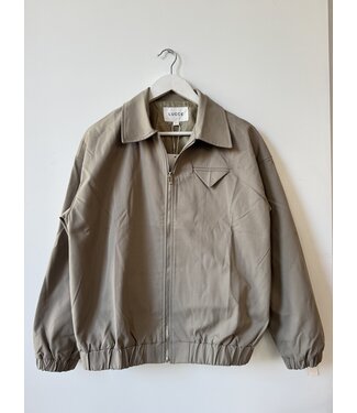 selectedbystijldepartment Jacket bomber triangle, Taupe grey