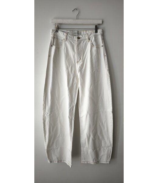 Abrand Jeans mid barrel, Porcelain