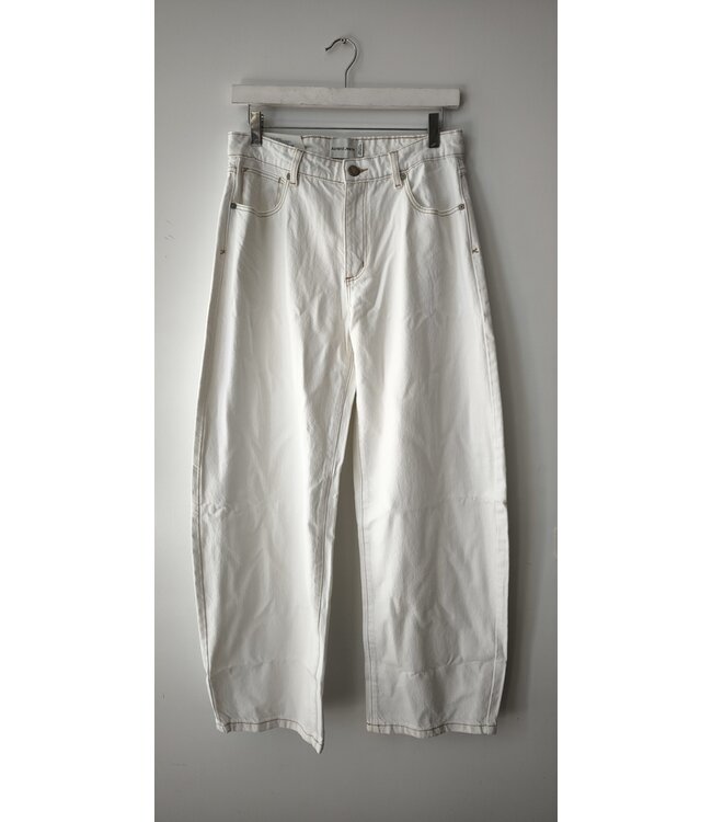 Abrand Jeans mid barrel, Porcelain