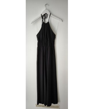 selectedbystijldepartment Jumpsuit viscose halter,  Black