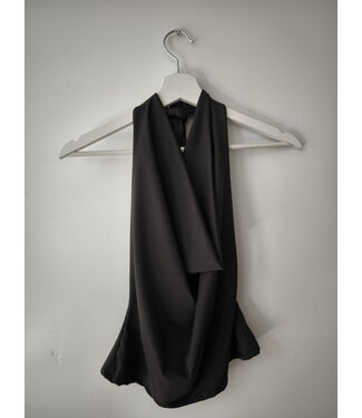 selectedbystijldepartment Top halter stretch, Black