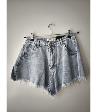 selectedbystijldepartment Short ruffle denim, Jeans blue