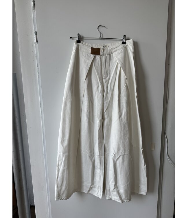 selectedbystijldepartment Jeans super wide leg, White