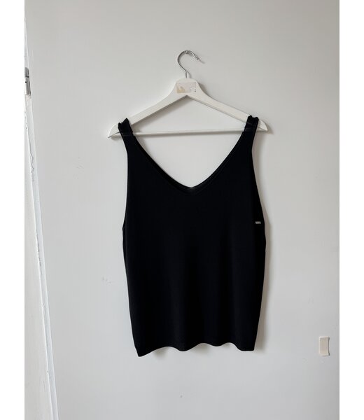 selectedbystijldepartment Singlet, Black ONE SIZE