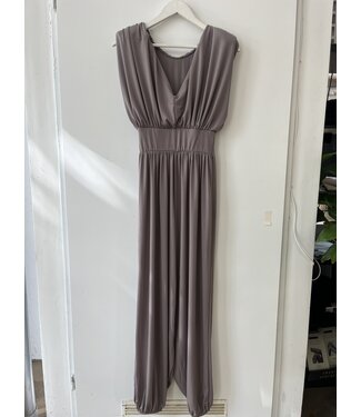 Jumpsuit padded shoulder, Clay ONE SIZE