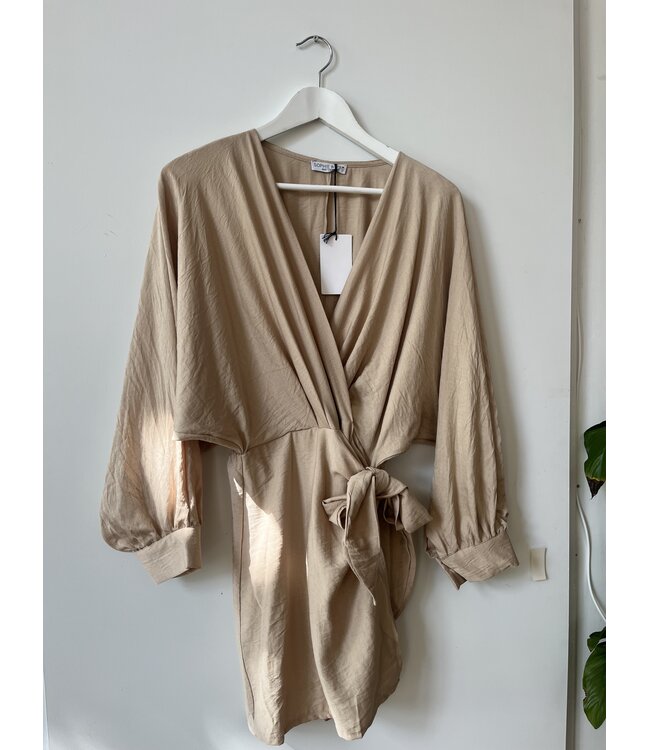 selectedbystijldepartment Playsuit linnen Sand, ONE SIZE