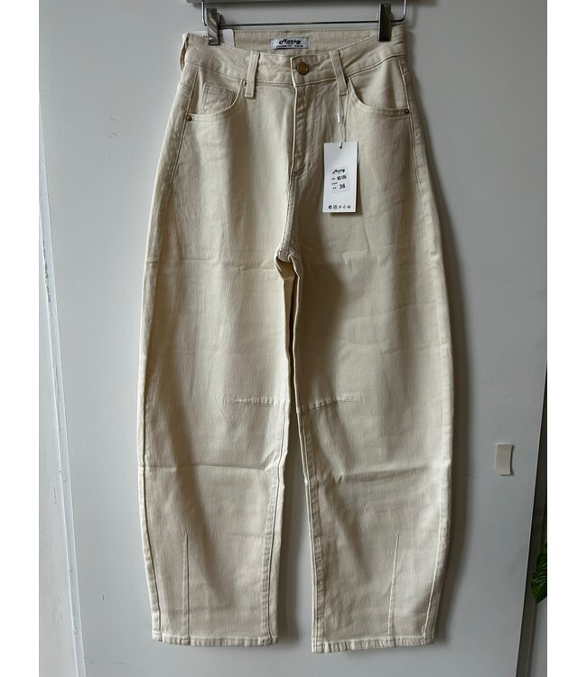 selectedbystijldepartment Balloon jeans ecru