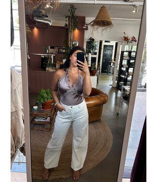 selectedbystijldepartment Balloon jeans ecru