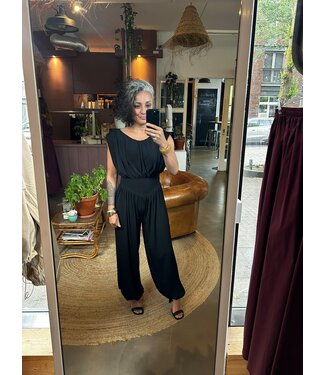 selectedbystijldepartment Jumpsuit padded shoulder, Balack