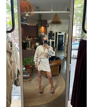 selectedbystijldepartment Playsuit linnen Sand, ONE SIZE