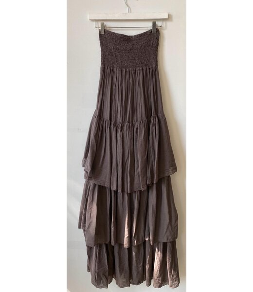 selectedbystijldepartment Dress, darkbrown ONE SIZE