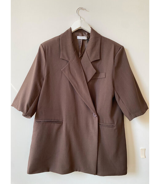 selectedbystijldepartment Blazer, darkbrown ONE SIZE