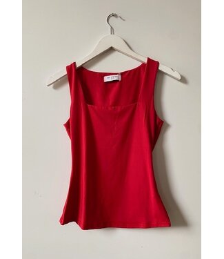selectedbystijldepartment Tanktop basic Red