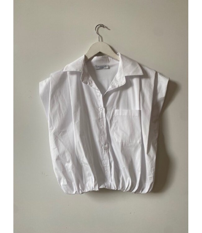 selectedbystijldepartment Blouse short sleeves White