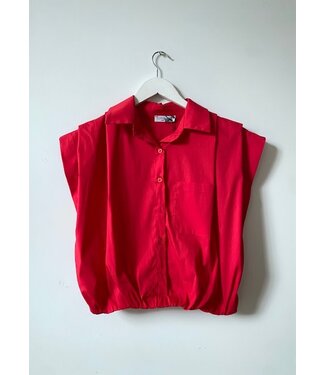 selectedbystijldepartment Blouse short sleeves Red