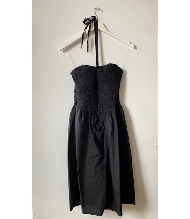 selectedbystijldepartment Jumpsuit halter cotton Black