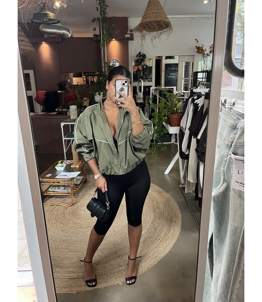 selectedbystijldepartment Jacket windbreaker, green ONE SIZE