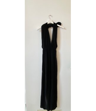 selectedbystijldepartment Dress low back split, Black