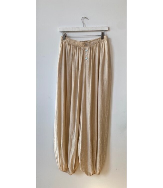 selectedbystijldepartment Pants balloon button , Beige