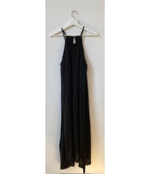 selectedbystijldepartment Dress singlet maxi linnen, Black