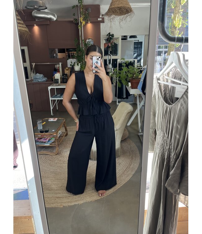 selectedbystijldepartment Pants wide, Black