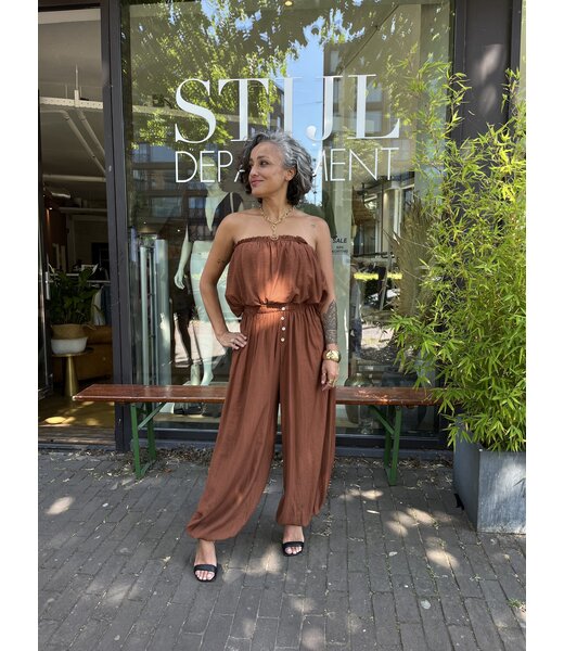 selectedbystijldepartment Pants balloon button , Rust brown
