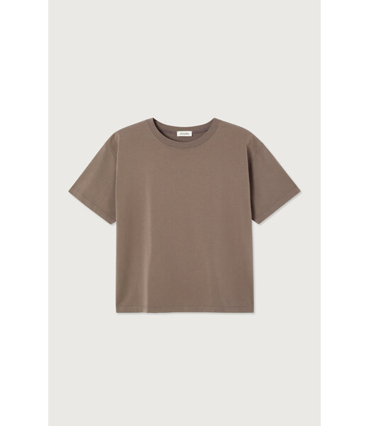 American Vintage T-shirt Droit col rond, Cendre Vintage