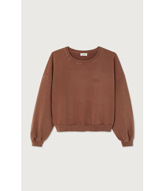 American Vintage Sweater col rond, Noyer vintage