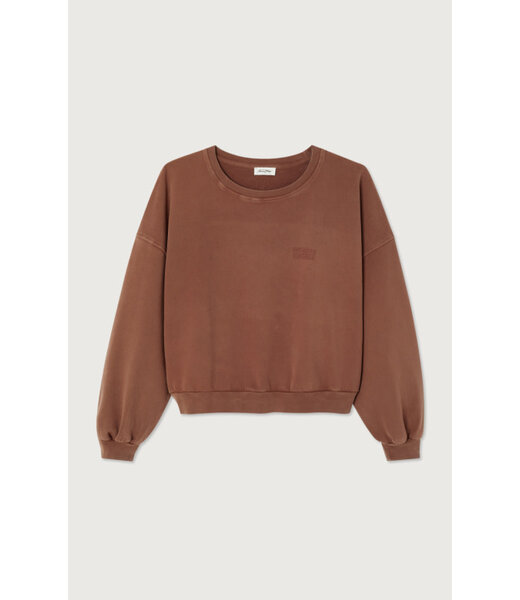 American Vintage Sweater col rond, Noyer vintage