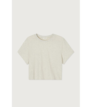American Vintage T-shirt Ample col rond, Gris Chine