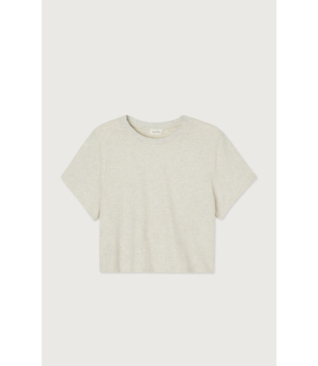 American Vintage T-shirt Ample col rond, Gris Chine