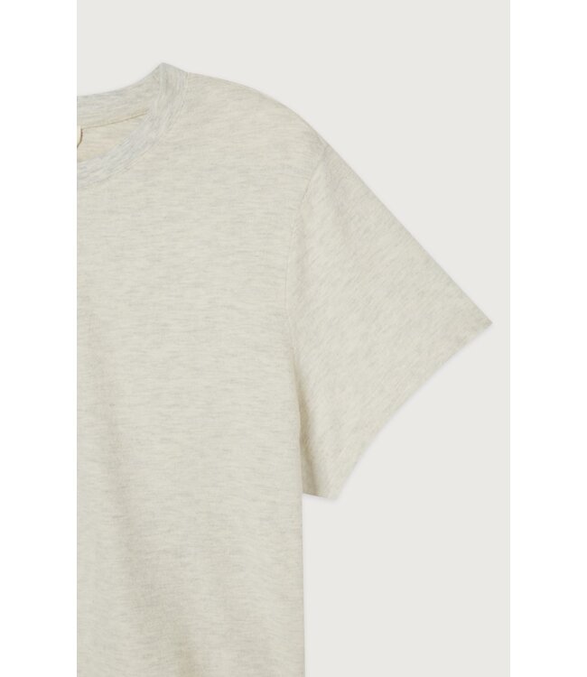 American Vintage T-shirt Ample col rond, Gris Chine