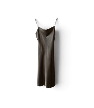 selectedbystijldepartment Dress satin, Taupe