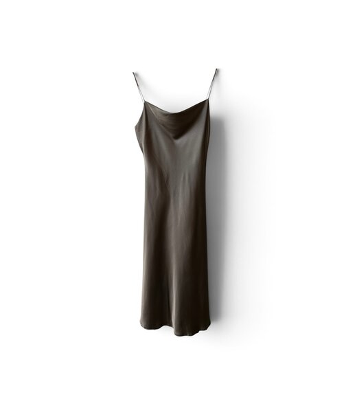 selectedbystijldepartment Dress satin, Taupe