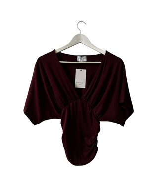 selectedbystijldepartment Top butterfly stretch, Bordeaux