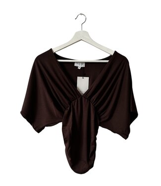 selectedbystijldepartment Top butterfly stretch, Brown
