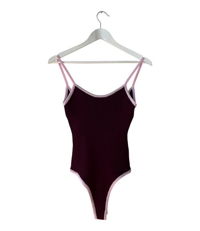 selectedbystijldepartment Body stripe, Brown pink