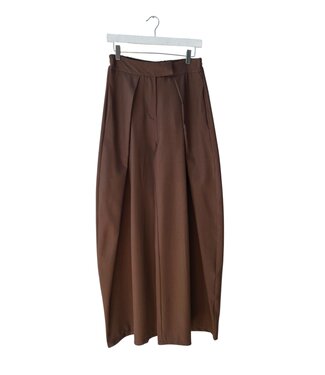 selectedbystijldepartment Trousers pantalon wide, Brown