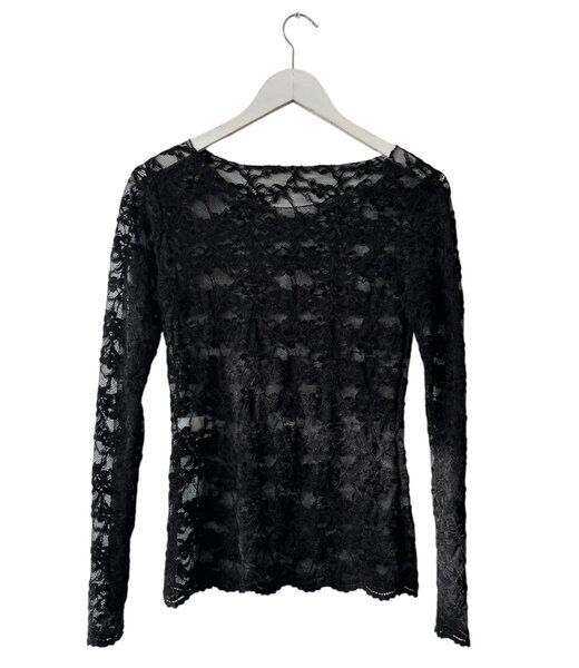 selectedbystijldepartment Top Lace longsleeve, Black