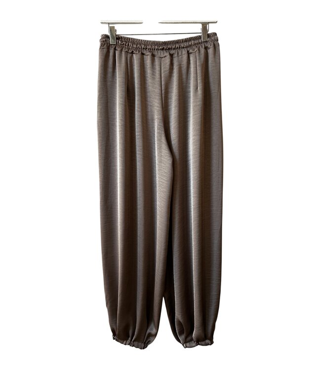 selectedbystijldepartment Pants Balloon satin, Glay