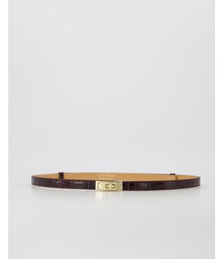 selectedbystijldepartment Belt Gracia Croco, Dark brown