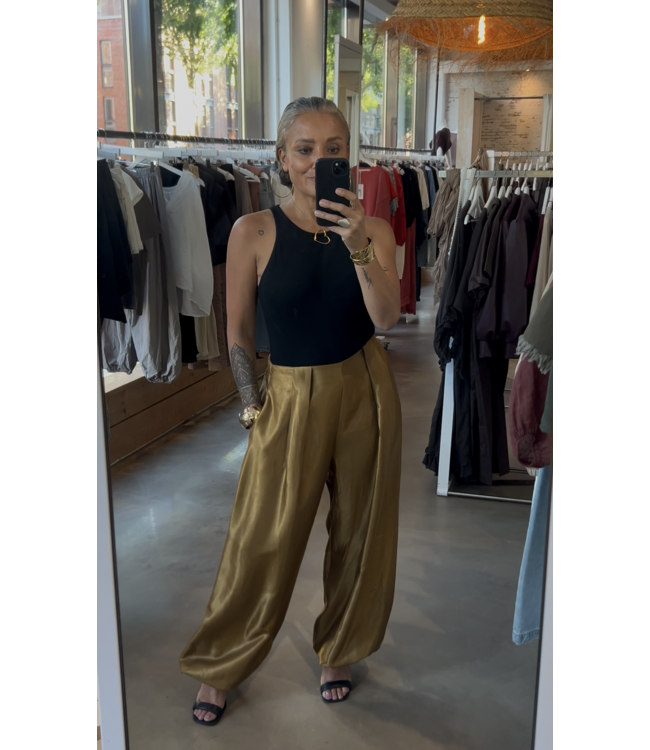 selectedbystijldepartment Pants Balloon, Mosterd