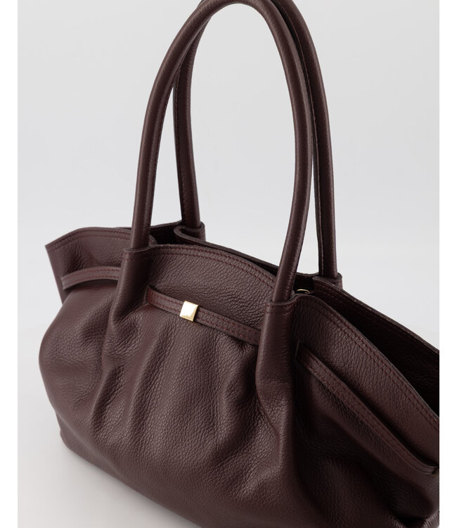 selectedbystijldepartment Bag Leather Coline Bordeaux