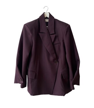 selectedbystijldepartment Blazer oversized, Dark purple